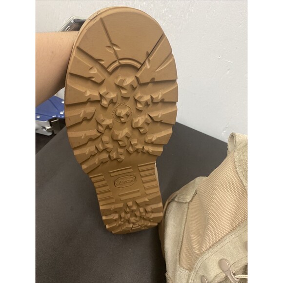 WELLCO Military Combat Boots‎  Army  Tan VIBRAM Size  11W 291/109 12-D-1053 - Picture 4 of 7